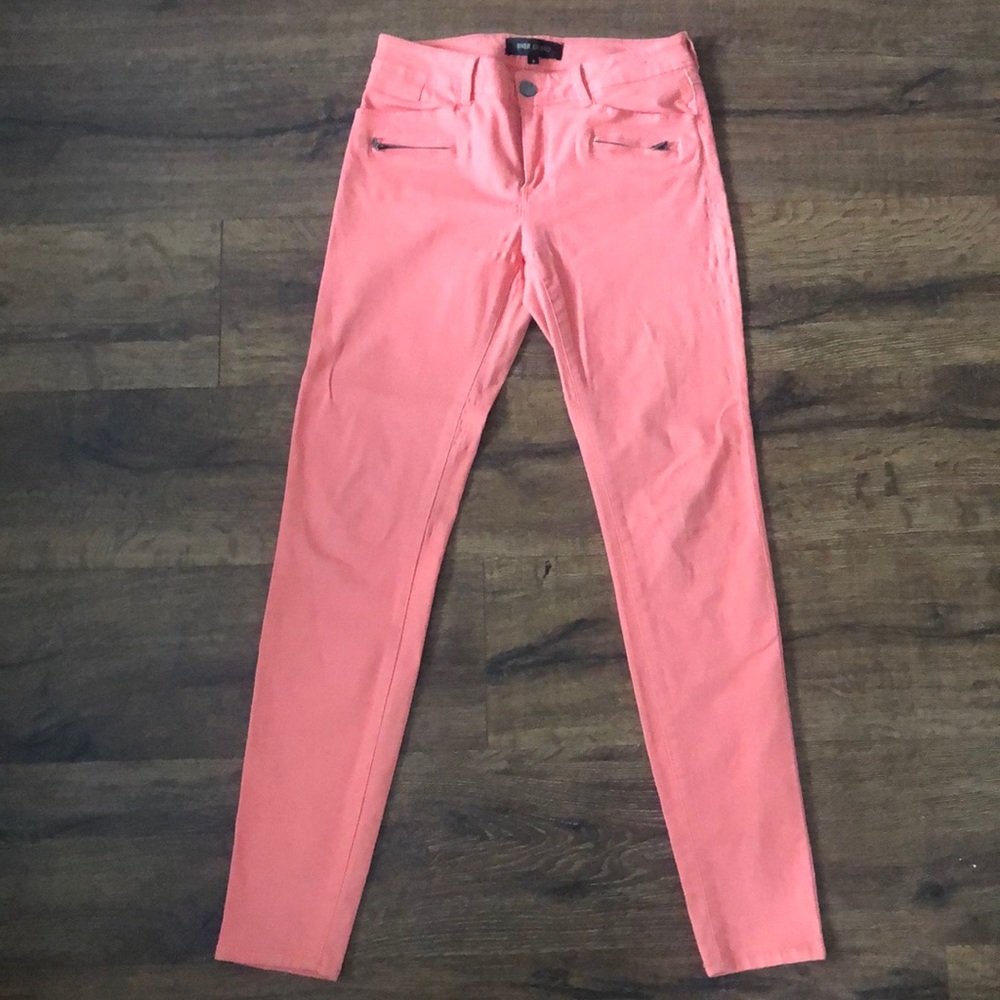 Skinny Salmon Colored Pants